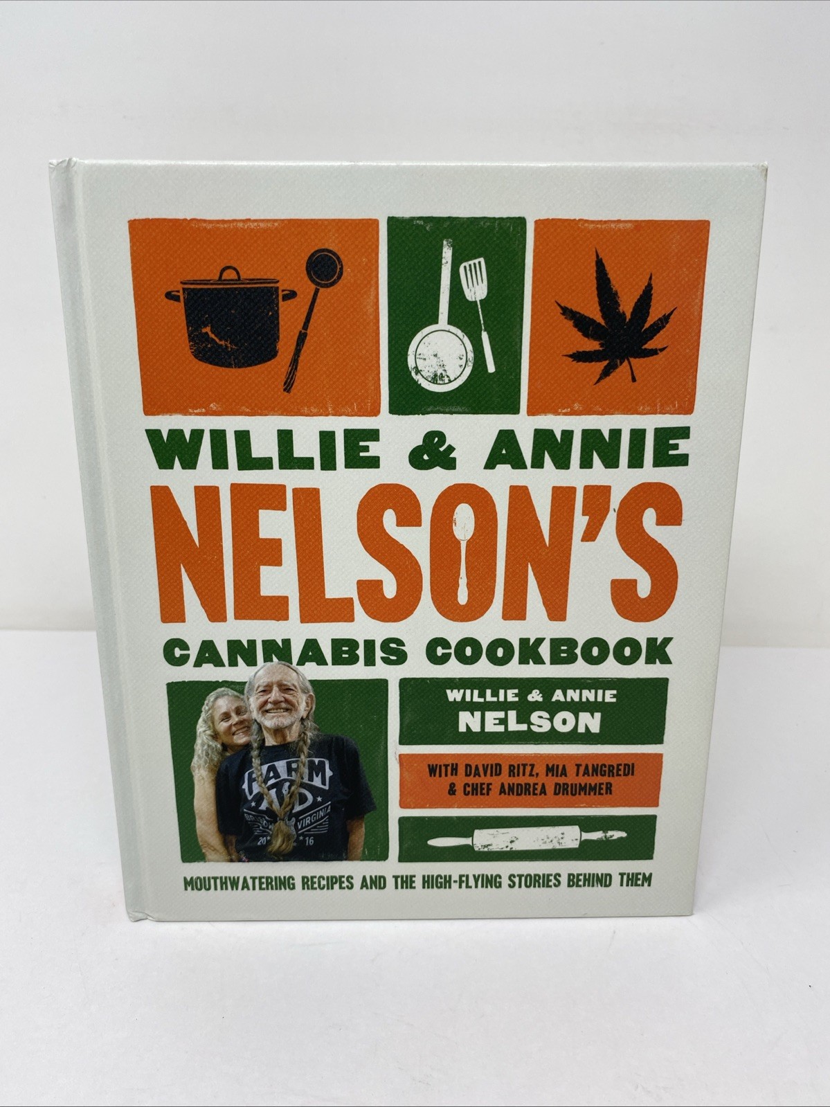 Willie Annie Nelson Cannabis Cookbook Hardcover 2024 Clean Pages