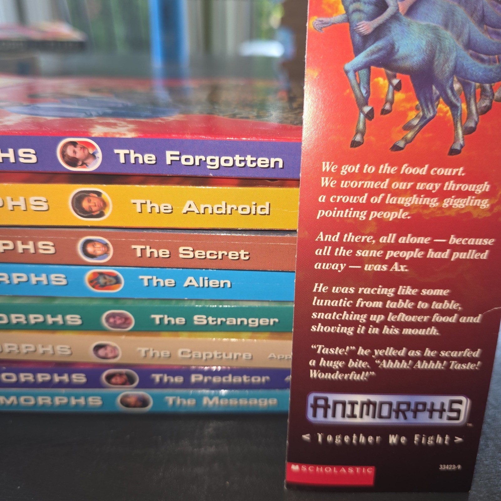 Animorphs Book Lot 4-11 K.A. Applegate Scholastic 6 First Editions with Bookmark