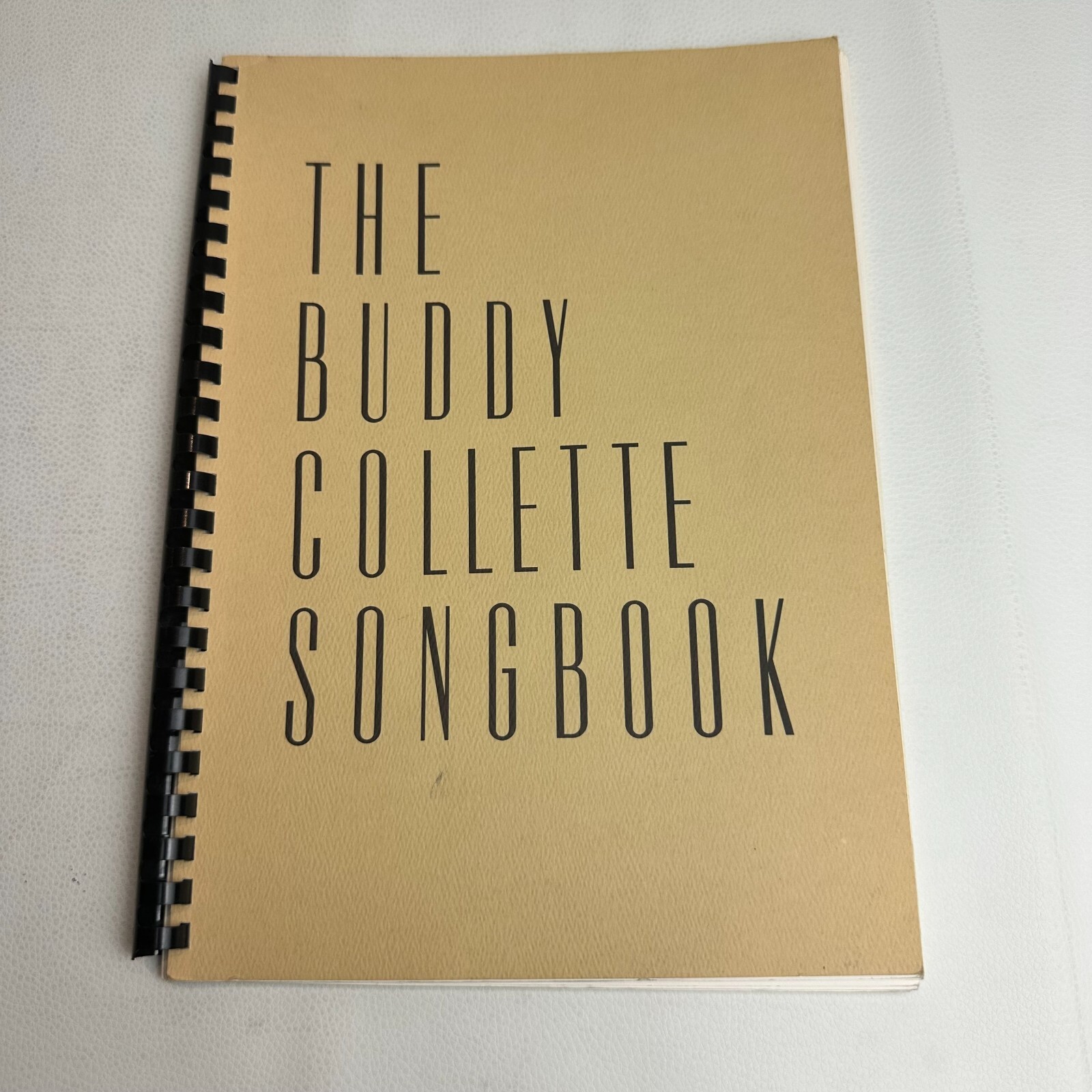 The Buddy Collette Songbook 1985 Signed Tablature Instrumental Ring/Wire Bound