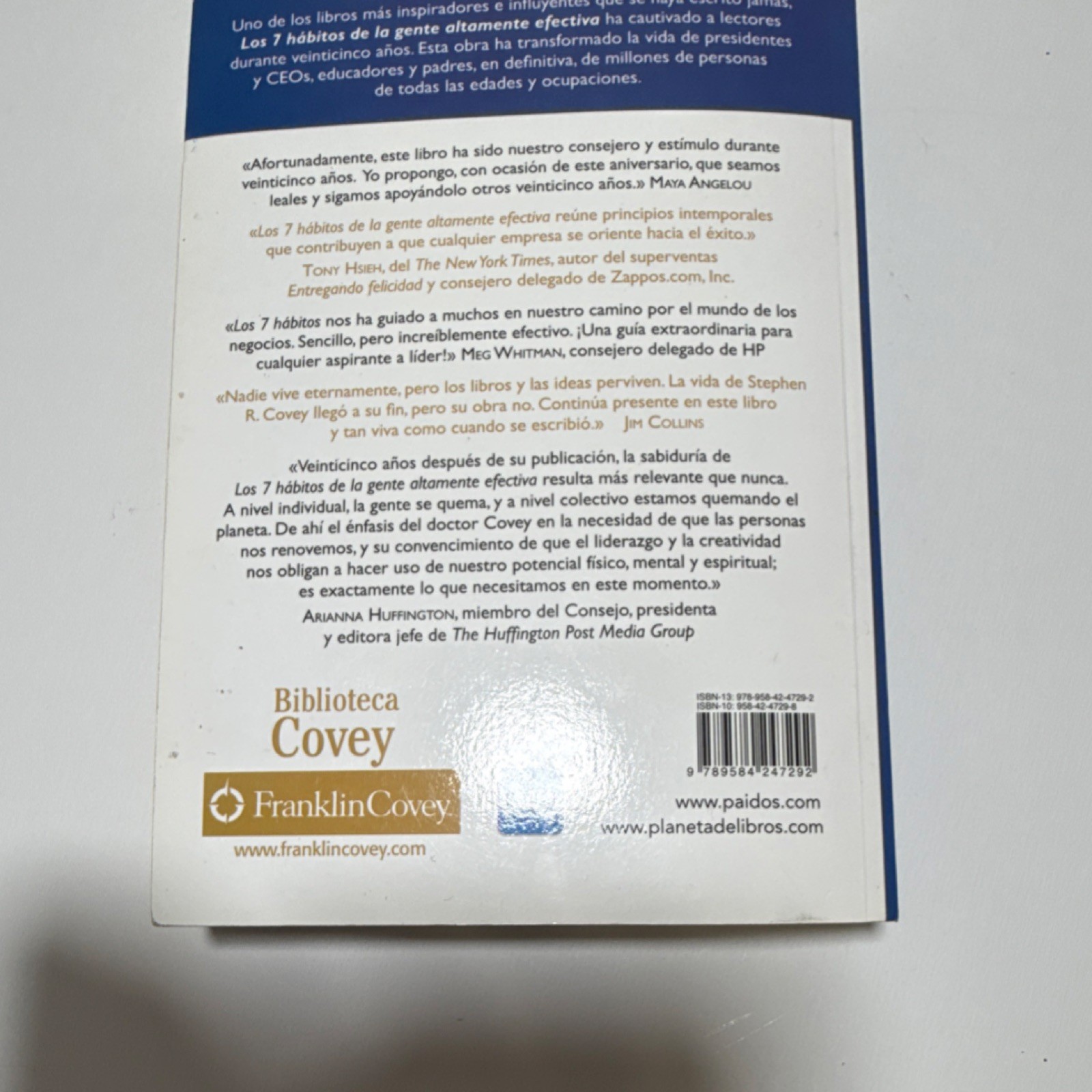 Stephen R. Covey Los 7 hábitos de la gente altamente efectiva Edición Revisada …