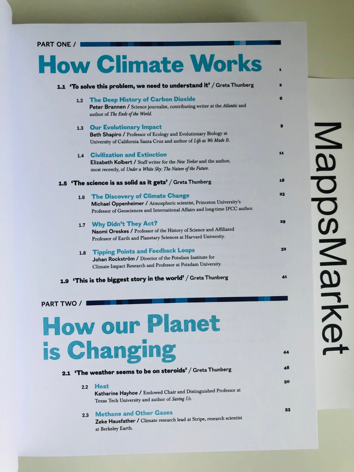 SIGNED The Climate Book by Greta Thunberg WATERSTONES UK 1/1 (2022, Hardcover)