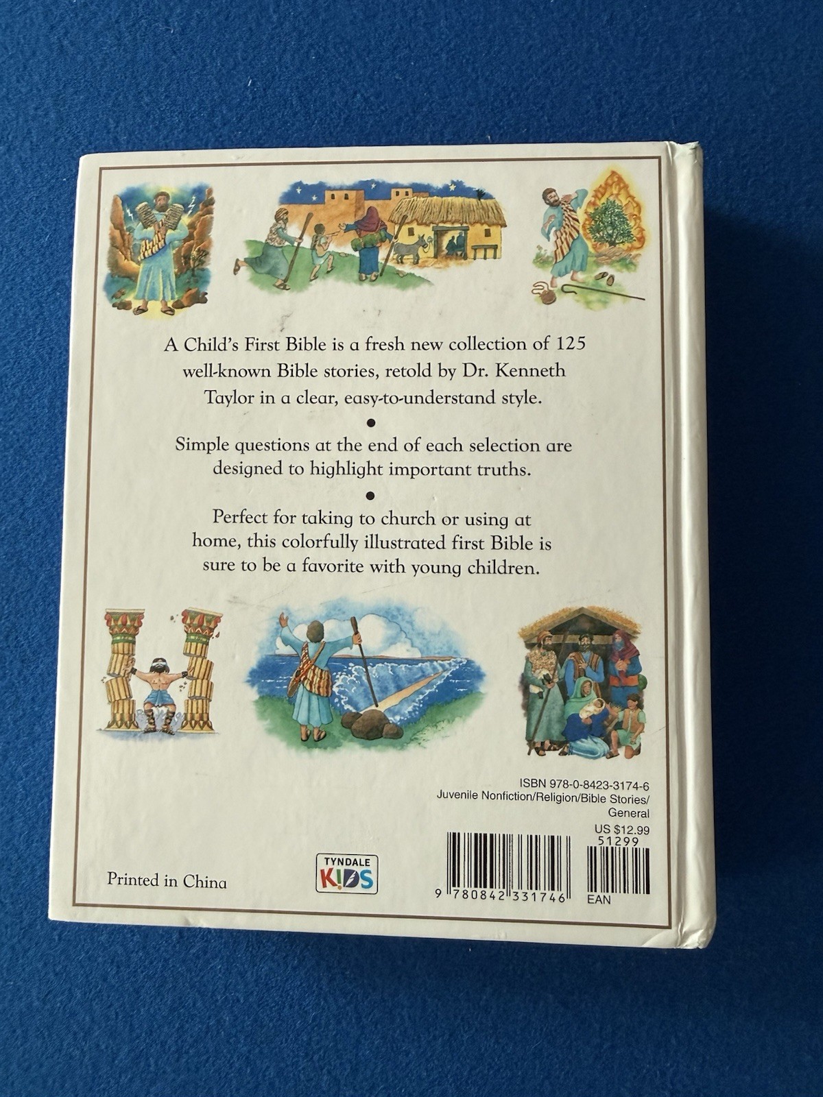 Child’s First Bible by Kenneth N. Taylor (2000, Hardcover) 255 Pages