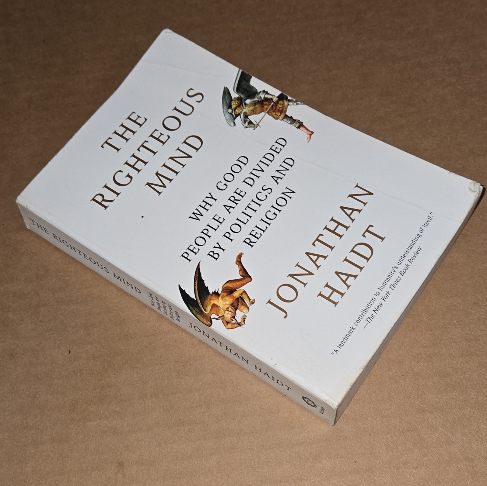 Jonathan Haidt The Righteous Mind TPB 2013 Vintage Books Politics Religion