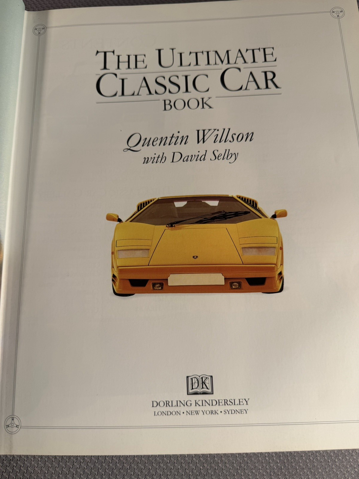 Classic Cars of the World Quentin Willson (1995, Hardcover) 1ST American Edition