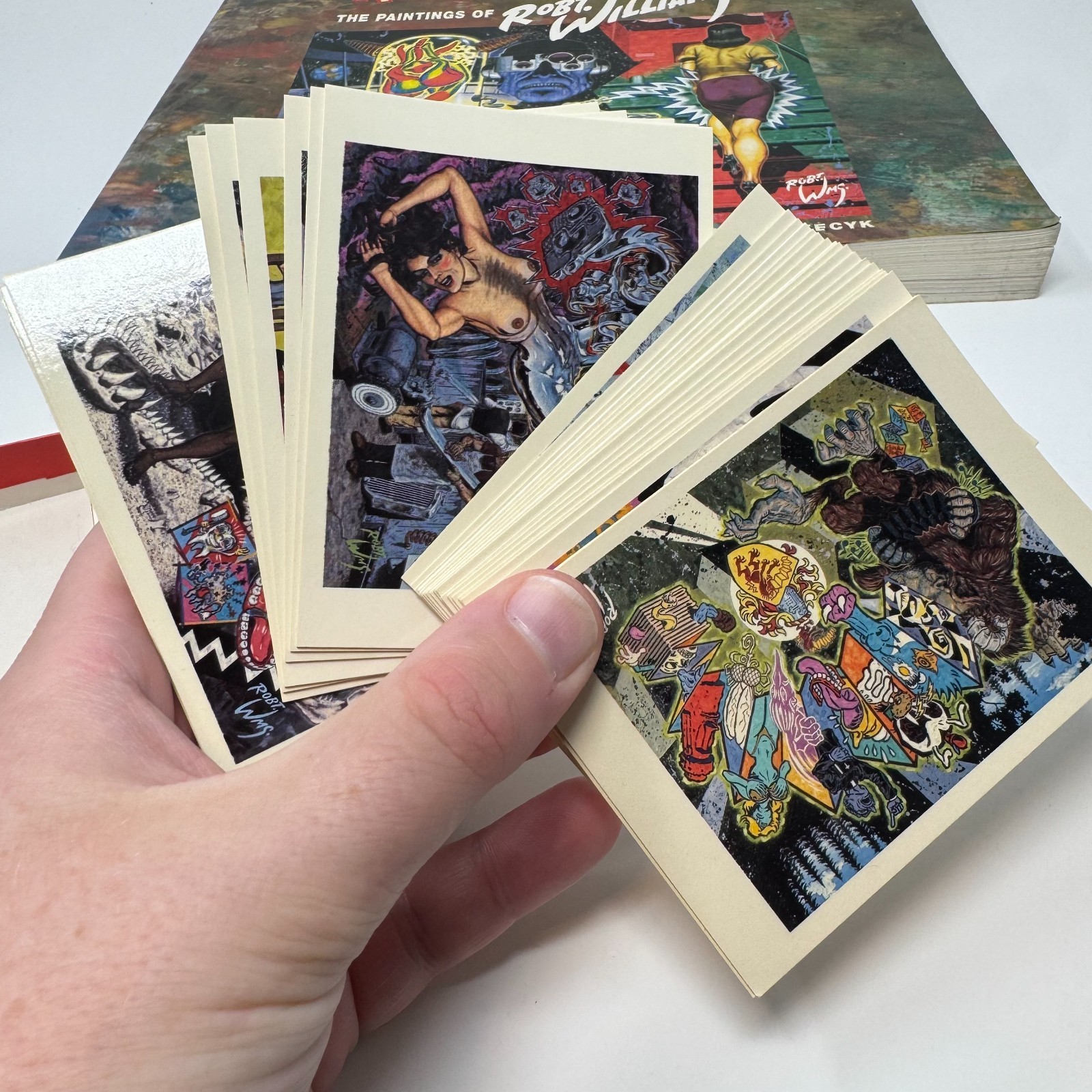 Malicious Resplendence: Paperback By Robt. Williams & Trading Card Set