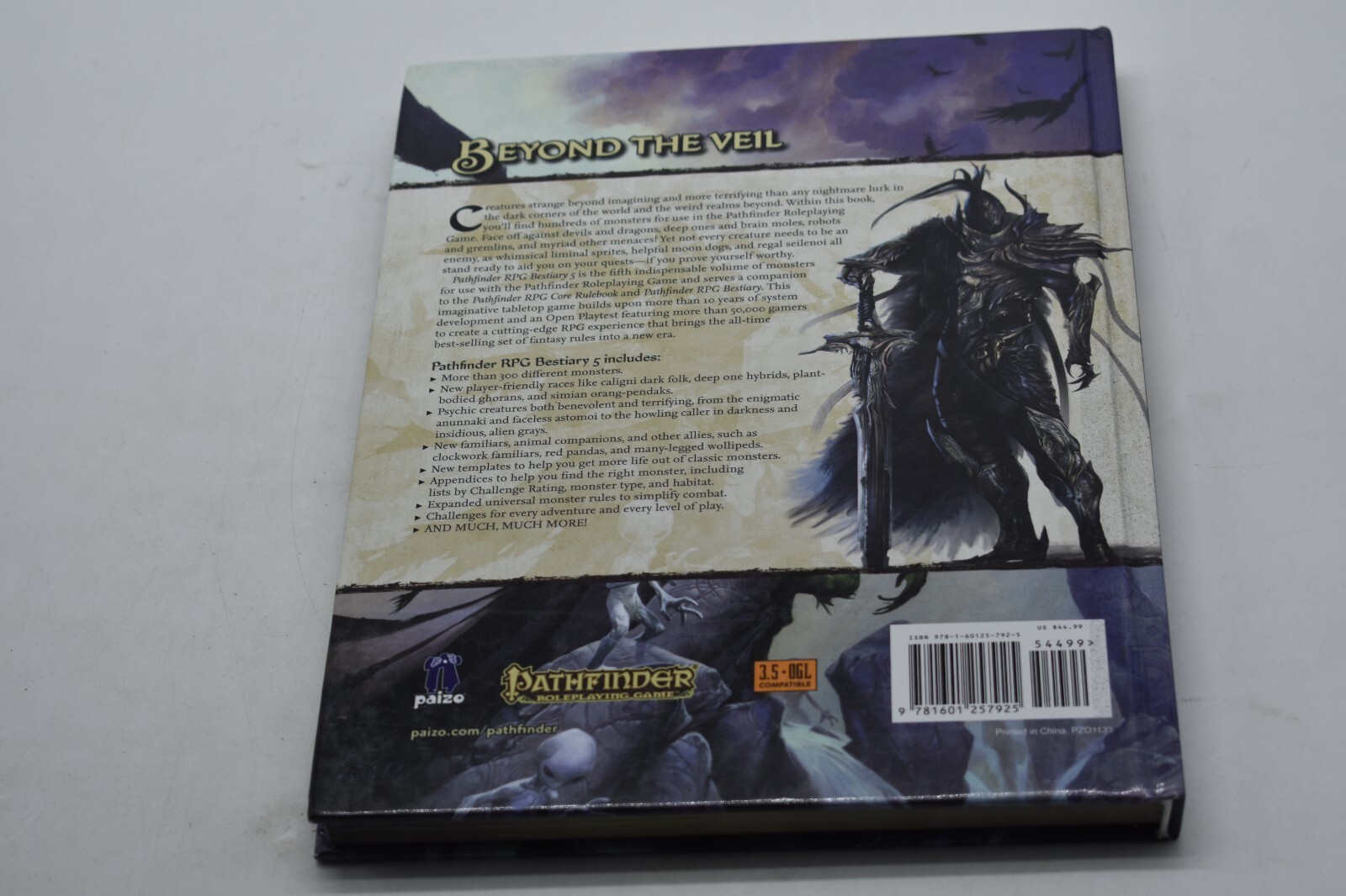 Pathfinder Roleplaying Game: Bestiary 5 Pathfinder Paizo Inc. FAST SHIP