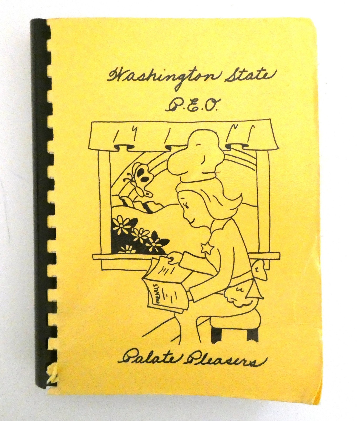 Vintage Washington State PEO Palate Pleasures Cookbook 437 Pages 1981