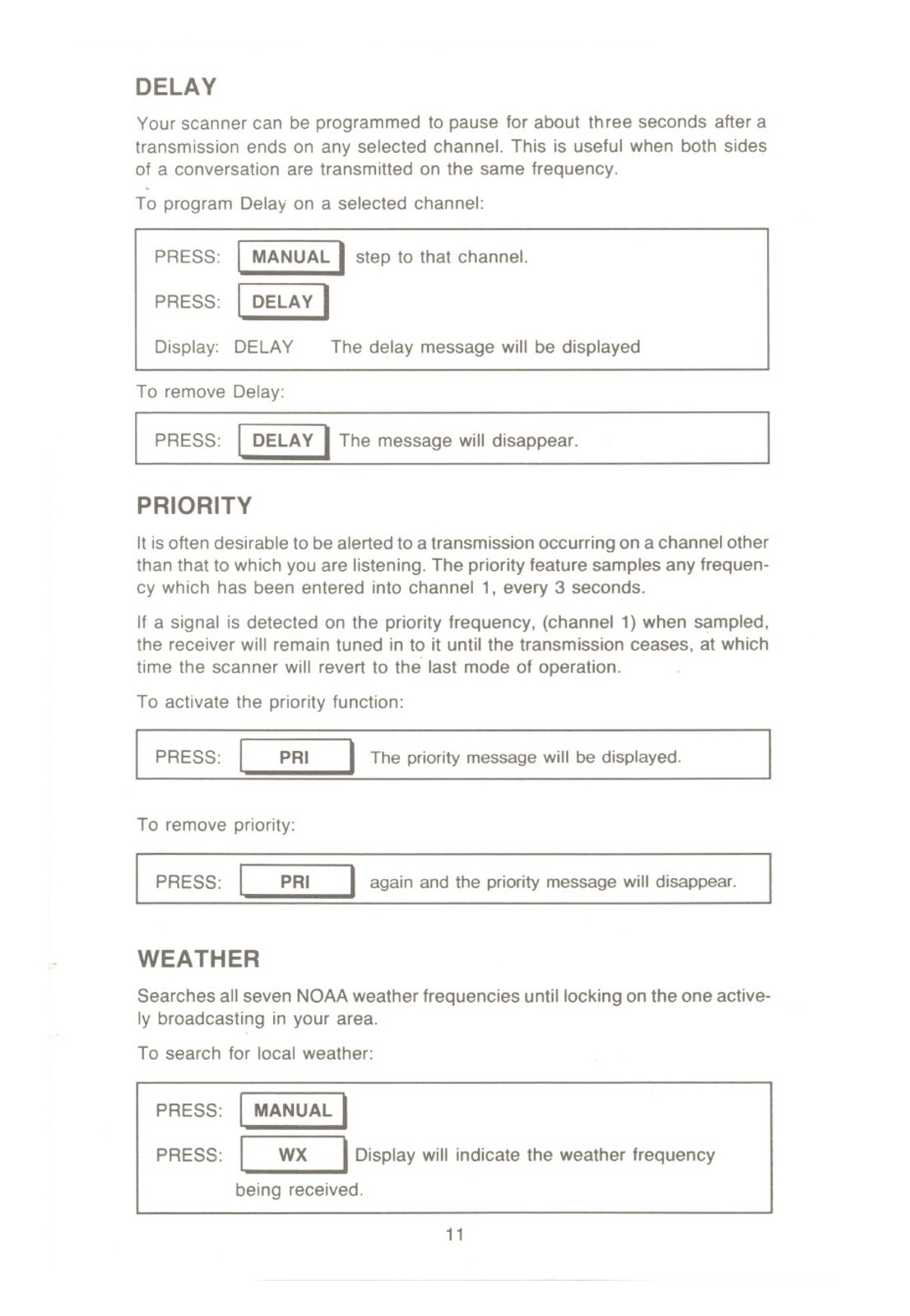 UNIDEN UBC175XL Scanner User Manual – RUGGED WIRE BIND – PROTECTIVE COVERS