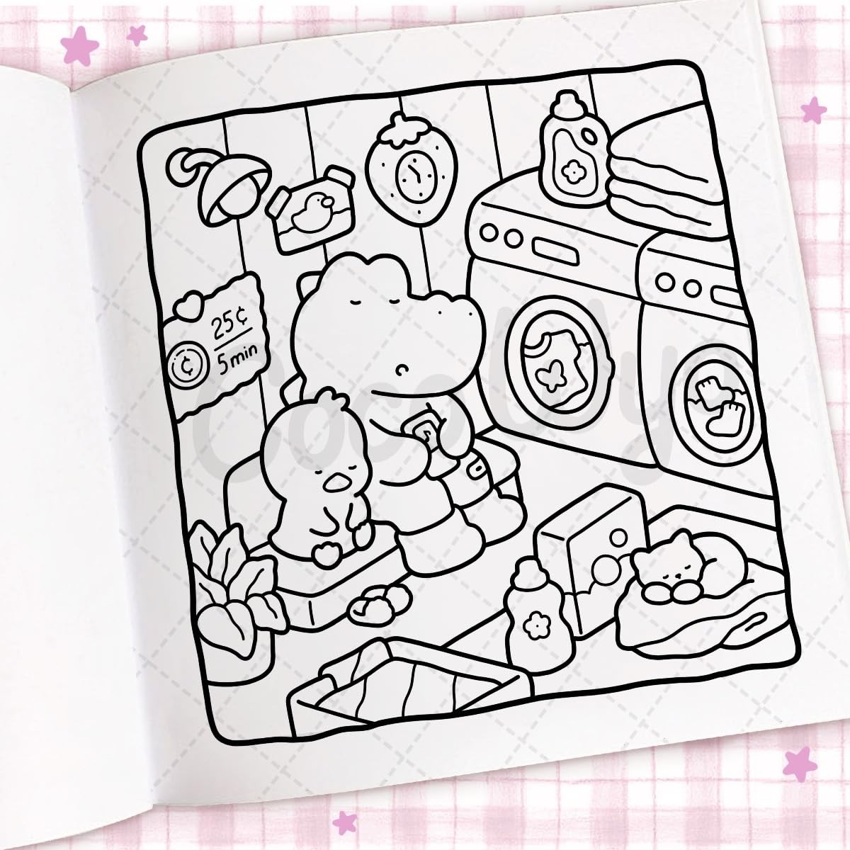 Cozy Days: Coloring Book for Adults and Kids by Coco Wyo (2025, Paperback)