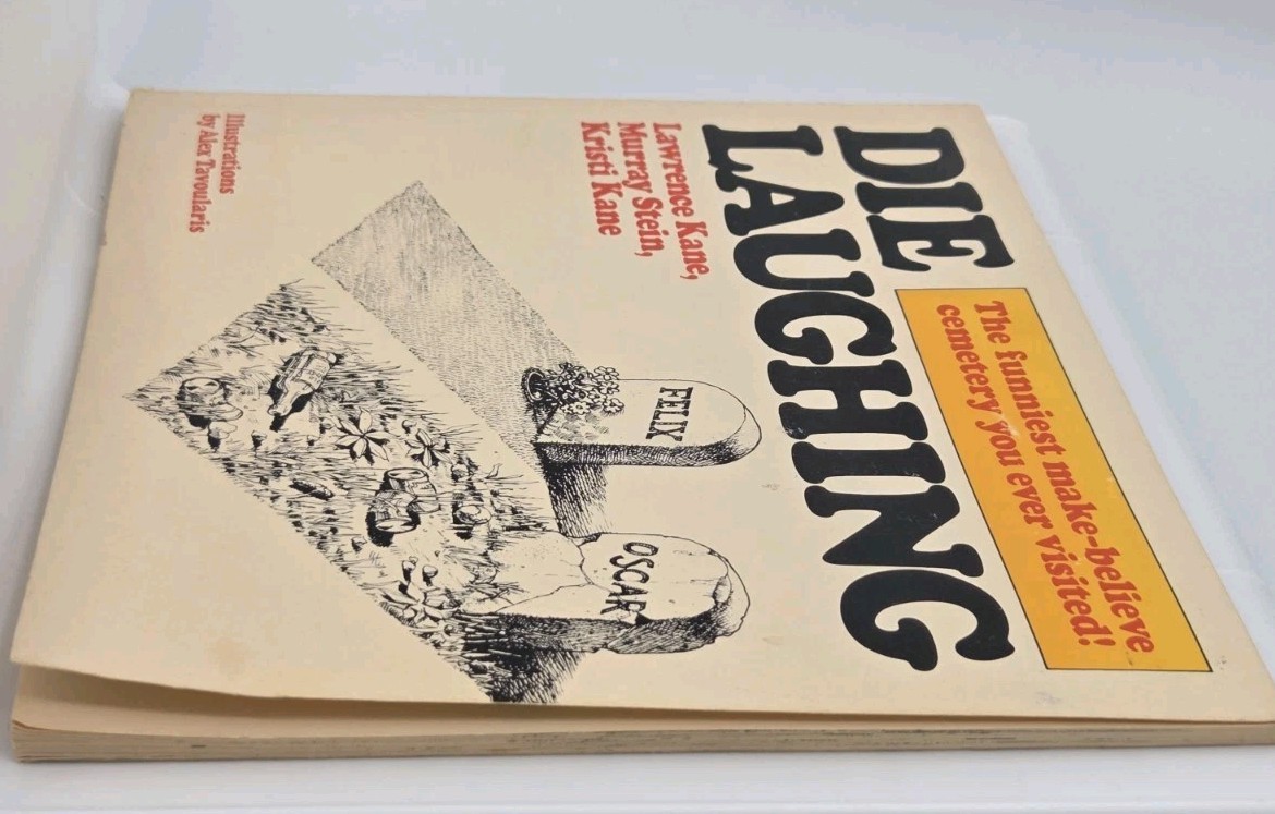 Die laughing Paperback Lawrence Kane, Murray Stein, Kristi Kane Funny Cemetery