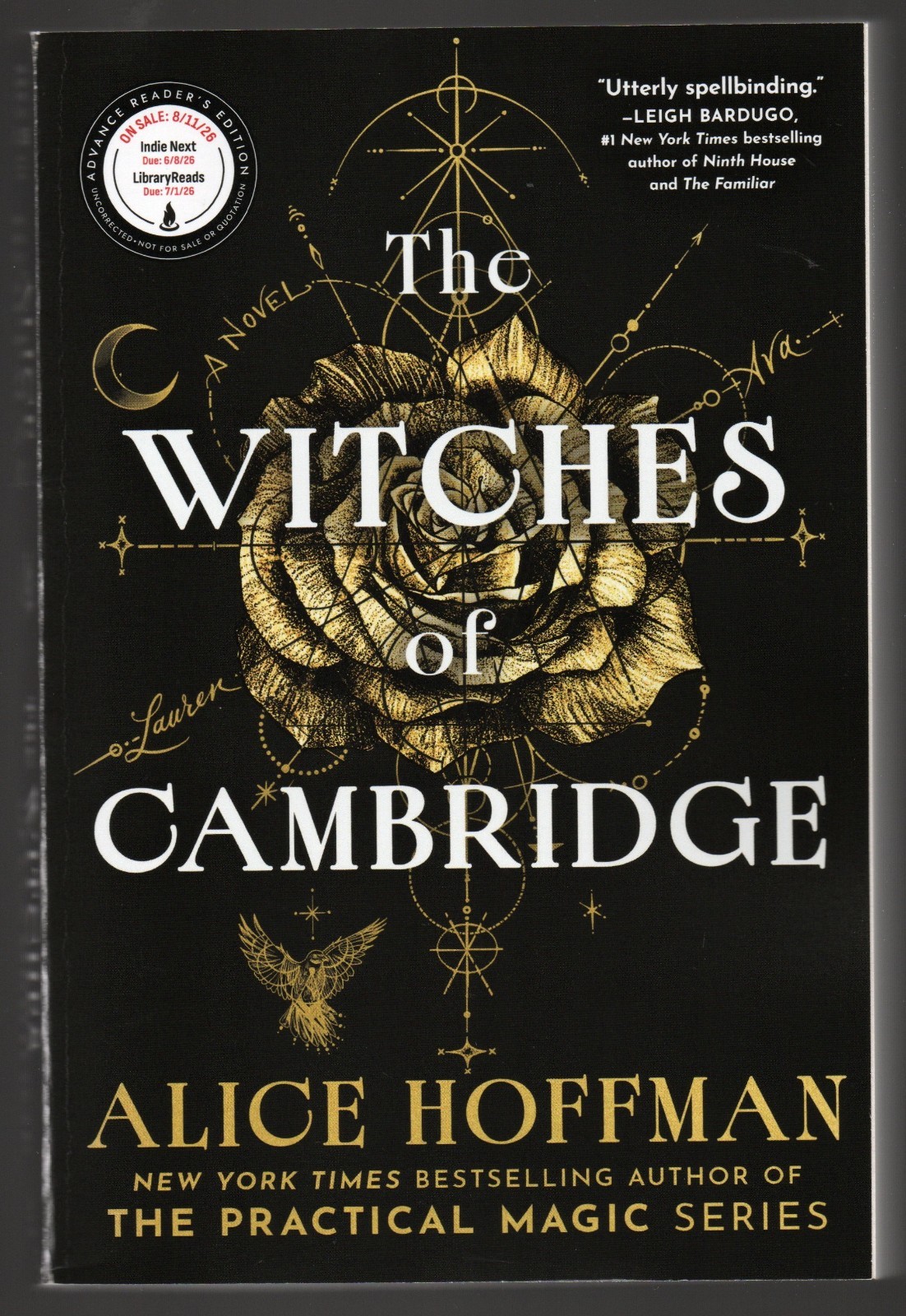 The Witches of Cambridge by Alice Hoffman ARC Free Shipping