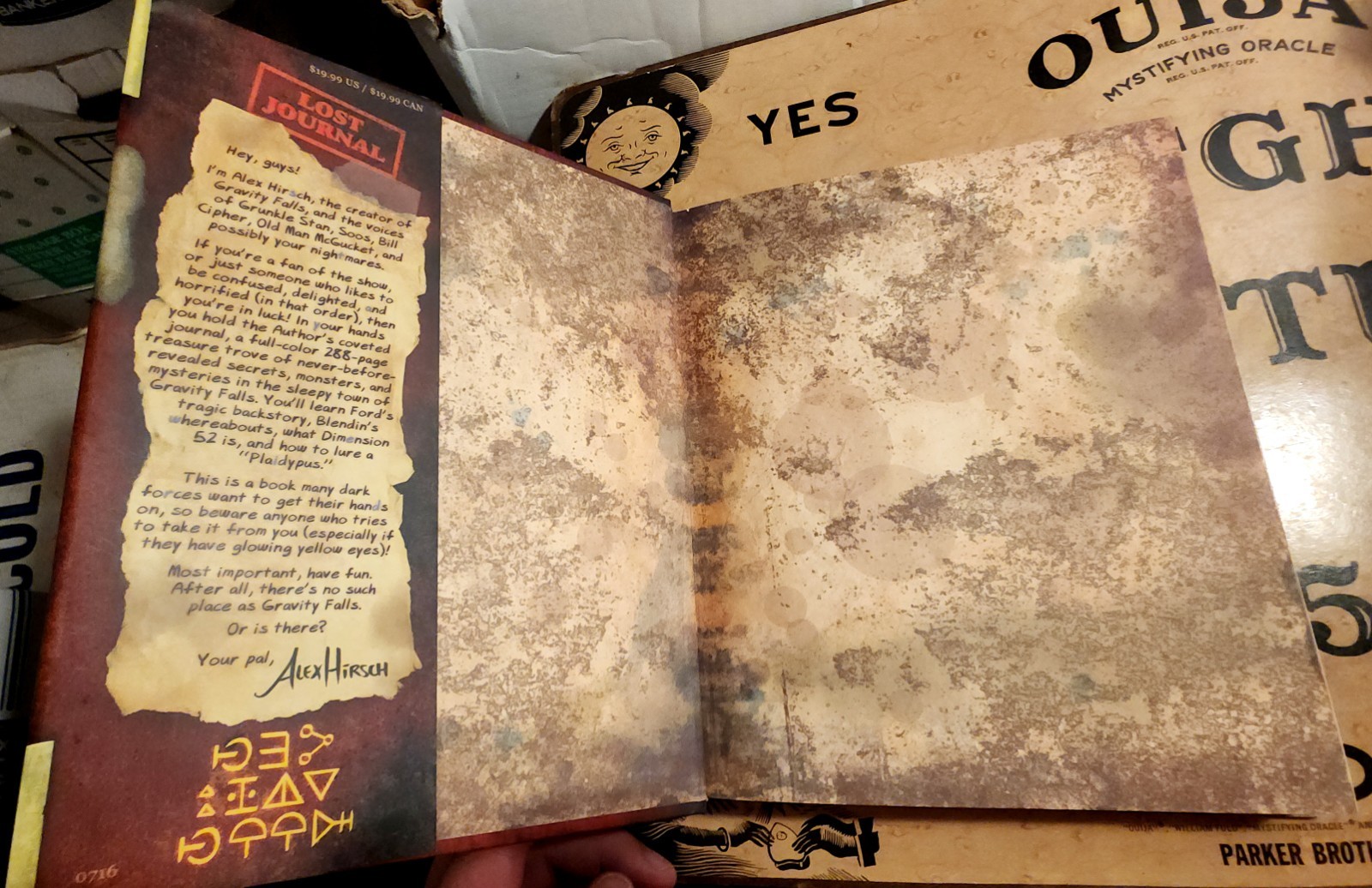 Gravity Falls Journal 3 SIGNED Alex Hirsch Full Name Hardcover Disney Edition