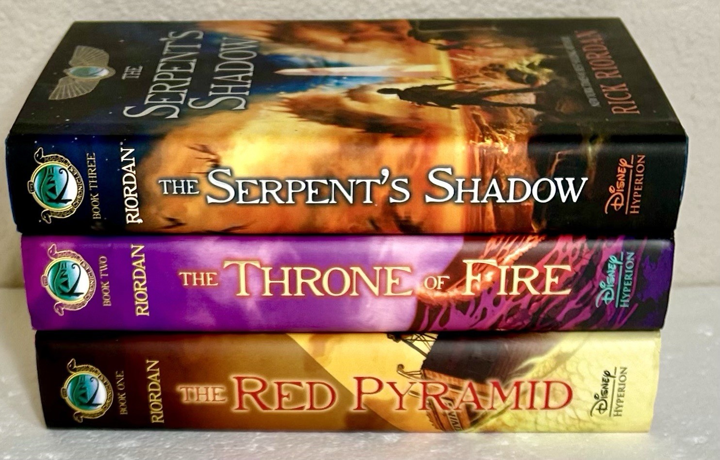 The Kane Chronicles Complete Set Hardcover 1st Edition 1st Printing Rick Riordan