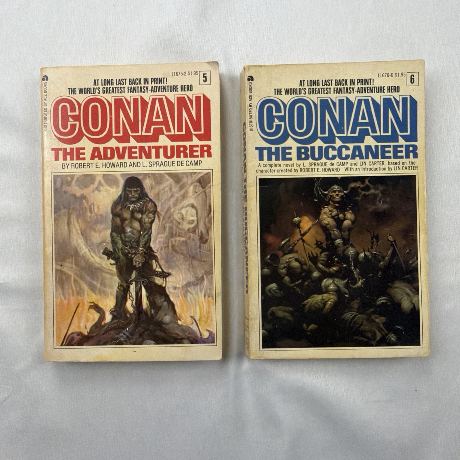 Conan Complete Main Series Robert E. Howard Ace Books Vintage Paperback Set 1-12