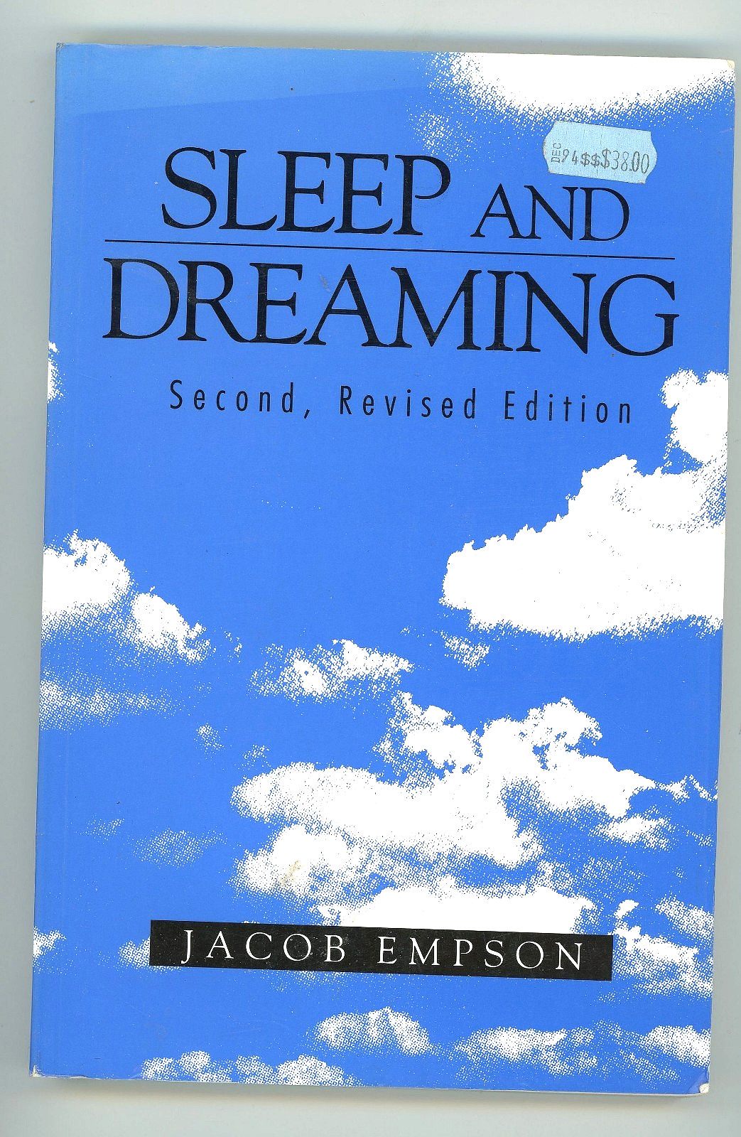 Sleep and Dreaming 2ed Ed Revised Jacob Empson 242 Pages 9 1/8″ Index LR4-B