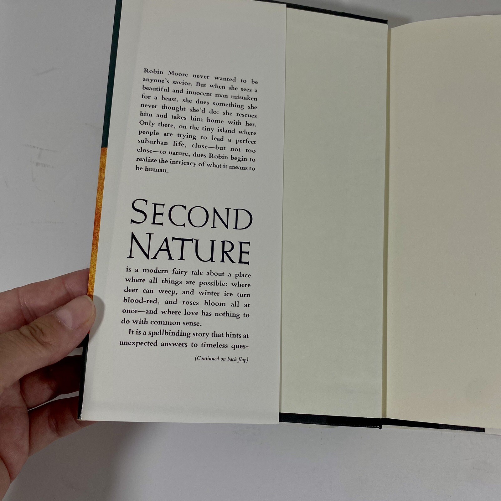 Second Nature By Hoffman Alice Hardcover 1994 Book Novel GOOD