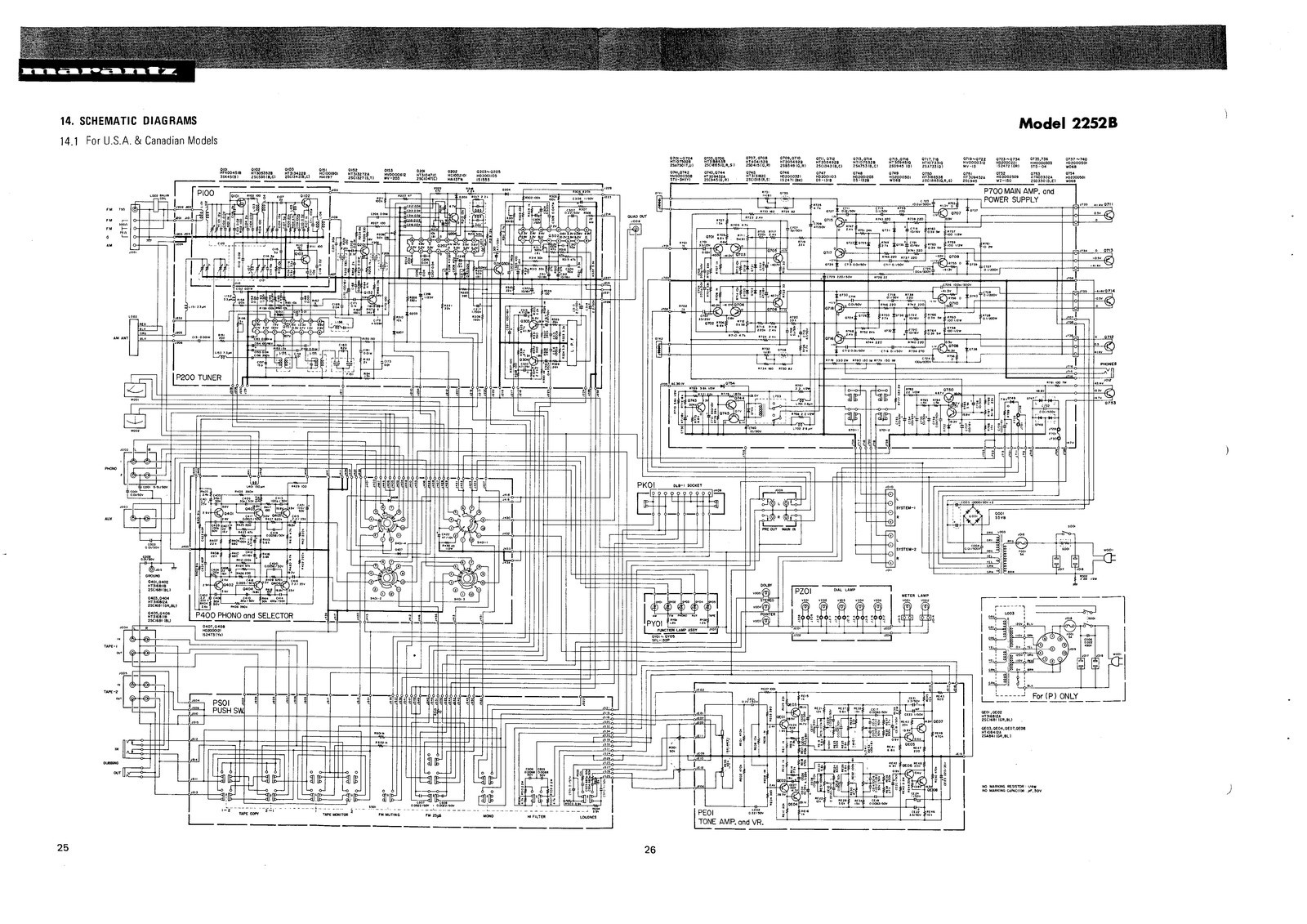 MARANTZ 2252B Stereophonic Receiver Service Manual SPIRAL – TOUGH JACKET