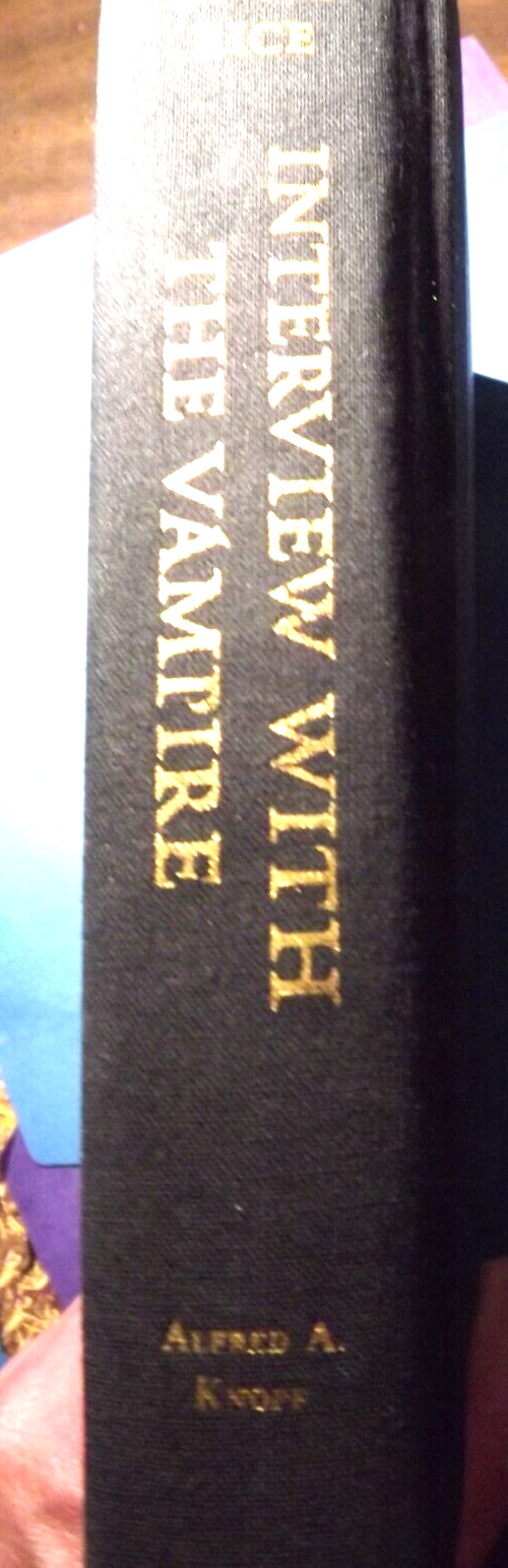 Anne Rice – Interview With The Vampire (1976) HC.DJ. 1st. Ed. 4th Prnt Signed BP