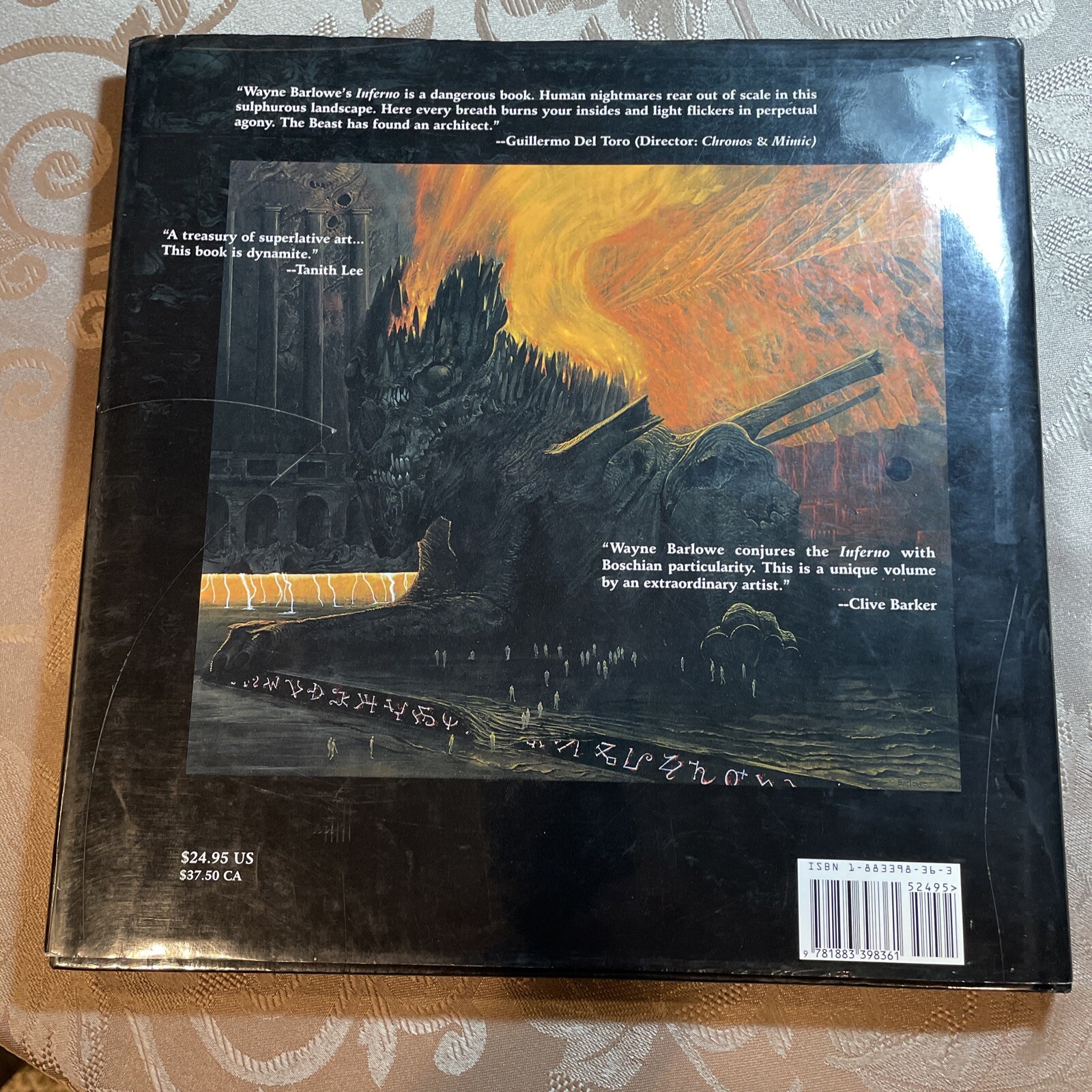 BARLOWE’S INFERNO by Wayne D. Barlowe Hardcover 1st Edition w/ Dust Jacket