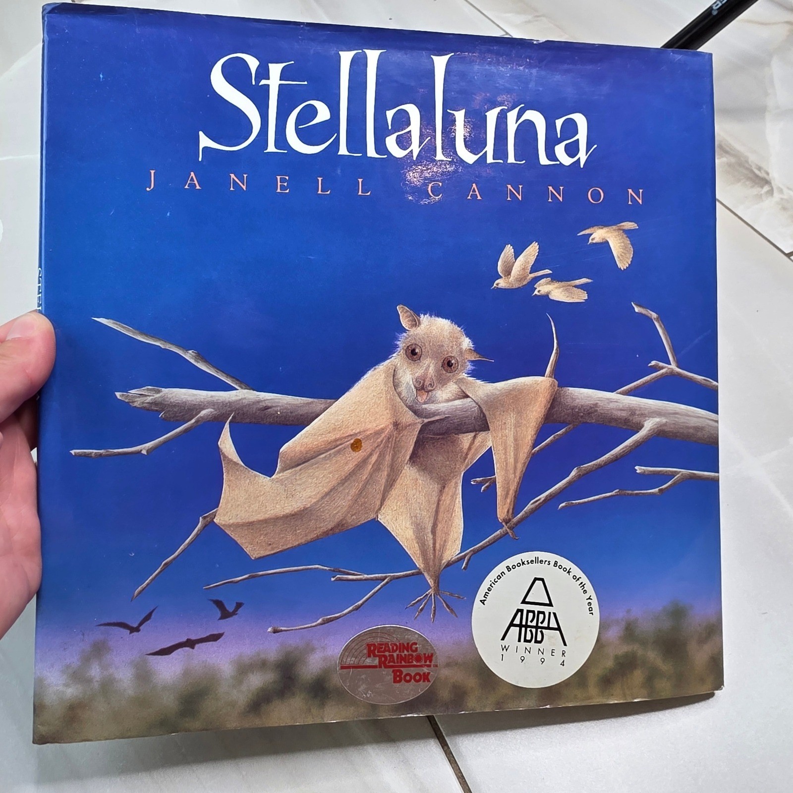 Stellaluna Janell Cannon Hardcover 1993 Reading Rainbow ABBY Winner 0152802177