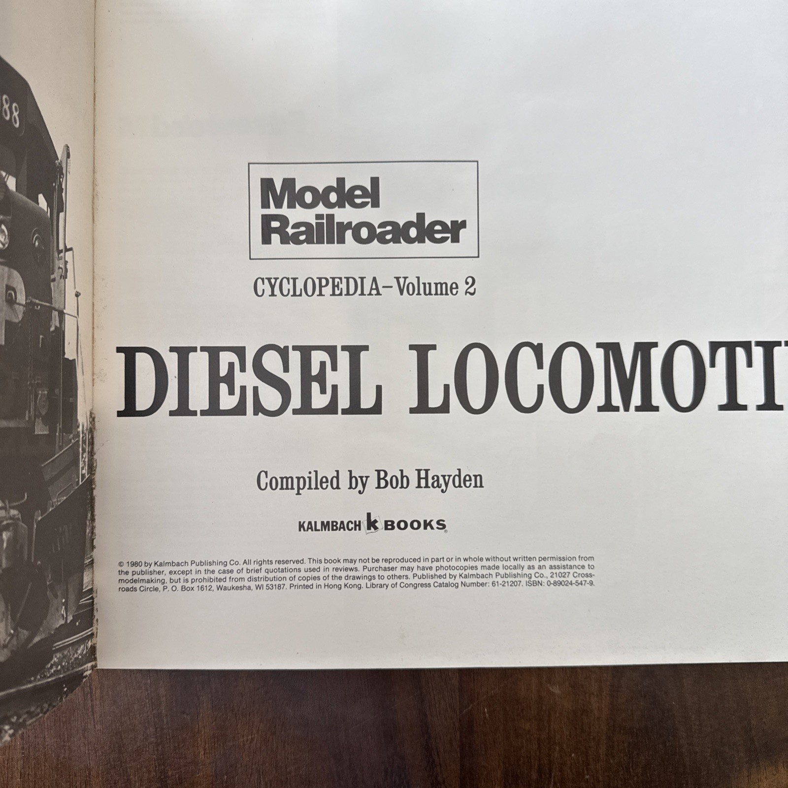 Model Railroader Cyclopedia Vol. 2 Diesel Locomotives Bob Hayden 1980 Soft Cover