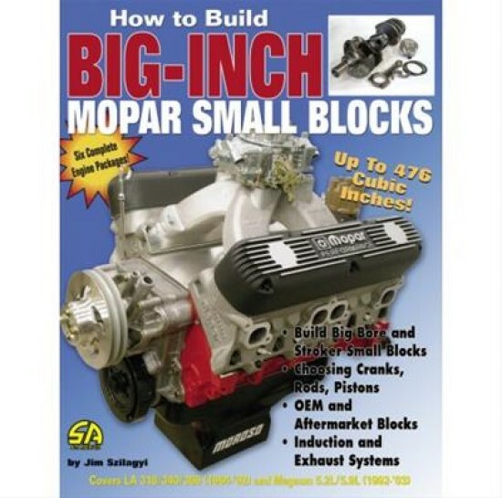 SA104P How to Build Big Inch Mopar Small Blocks Engines Stroker Dyno HP Combos