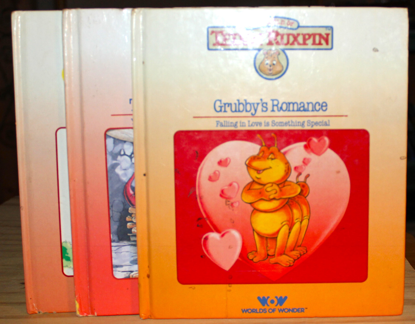 Lot of 3 TEDDY RUXPIN World of Wonder childrens books. from our grandchildren