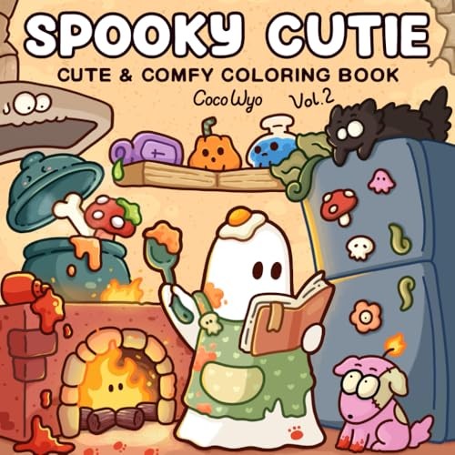 Spooky Cutie: Vol. 2 Coloring Book for Adults and Teens Featurin… by Wyo, Coco
