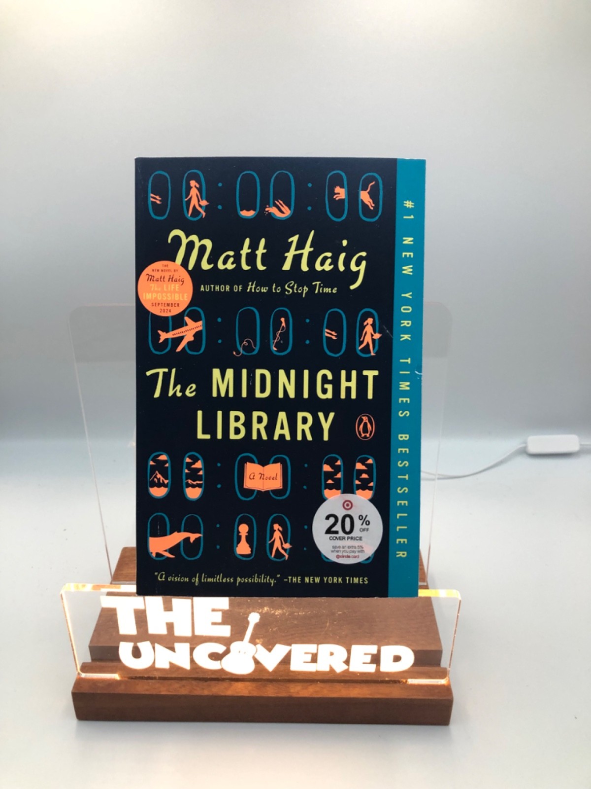 The Midnight Library by Matt Haig New York Times Bestseller Fiction Novel