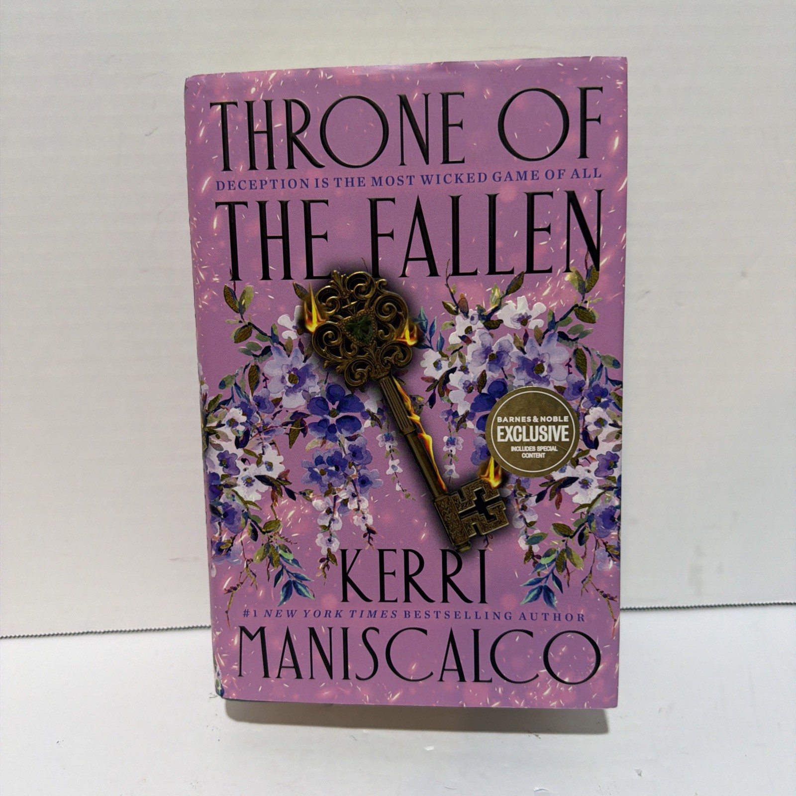 Throne of the Fallen by Kerri Maniscalco 1st Ed. 1st Print B&N Ed. 2023 HC