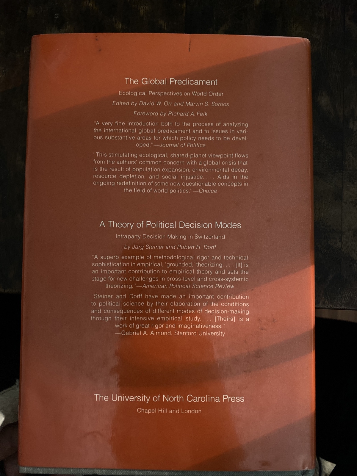 The Dynamics of Interdependence By Andrew M Scott 1982