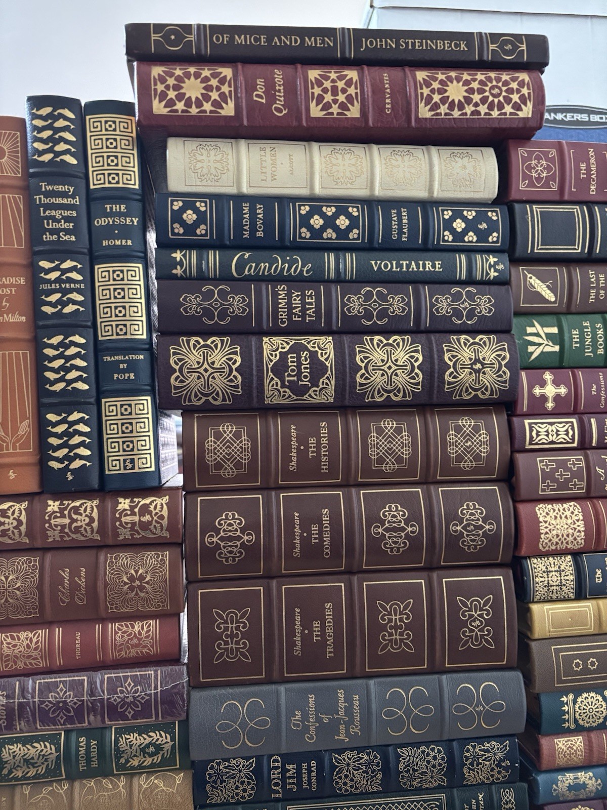 Lot 125 Easton Press 100 Greatest Books Ever Written Complete Set ALL 25 EXTRAS!