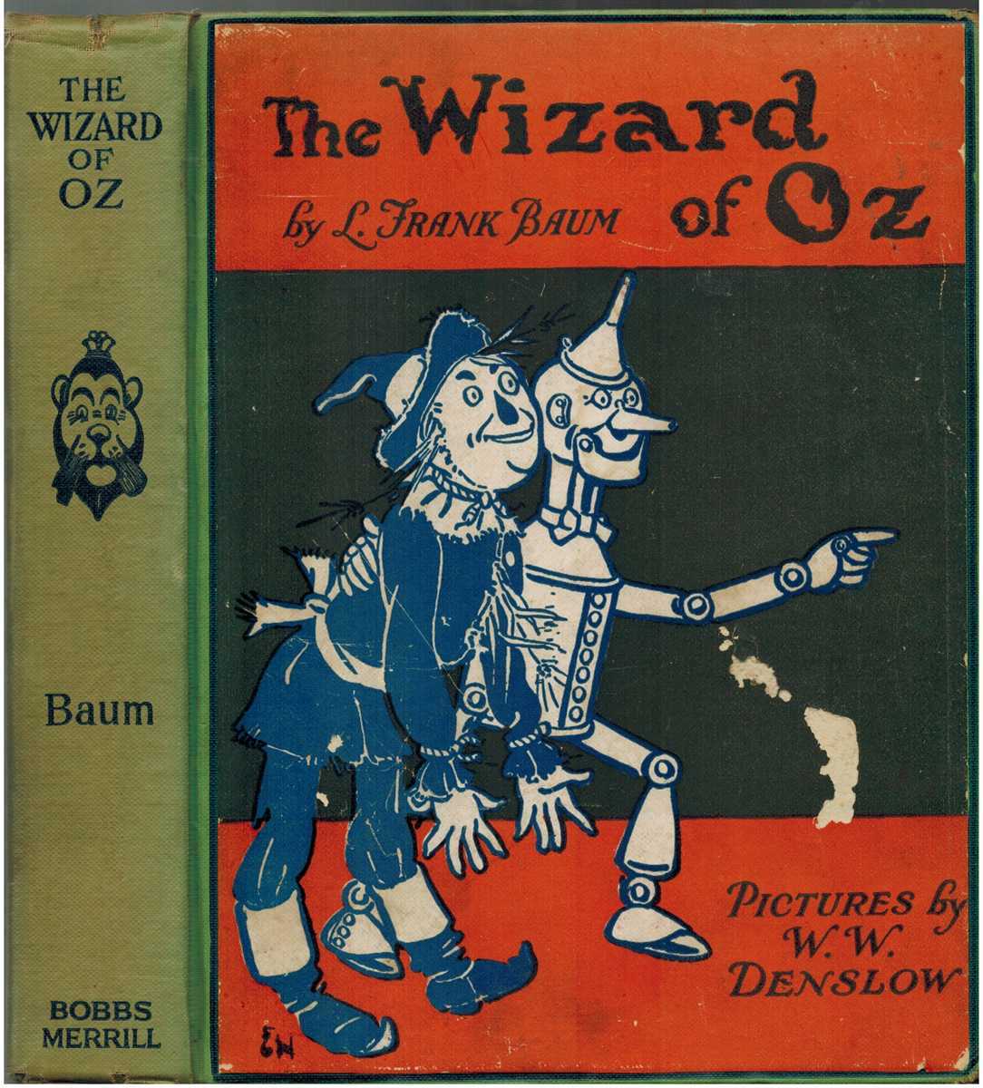 VERY RARE NEW WIZARD OF OZ 1935 – 1939 5th/3rd Waddles Entry on Contents Page
