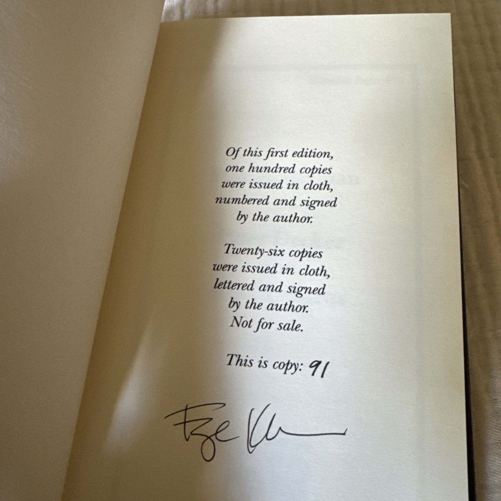 Faye Kellerman SIGNED Ltd Edition 91/100 Peter Decker Rina Mysterious Profile