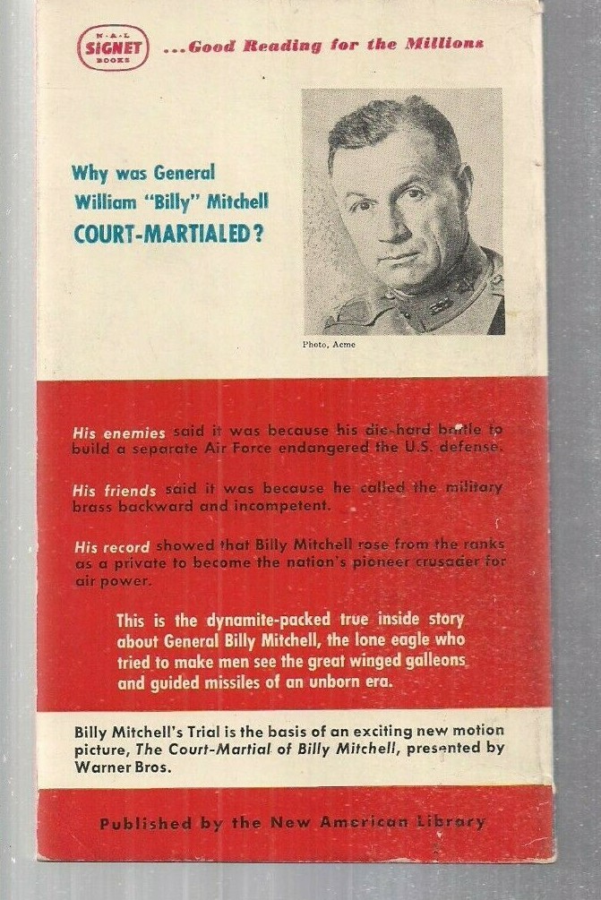 General Billy Mitchell s1280 Signet March 1956 Roger Burlingame Air Defense
