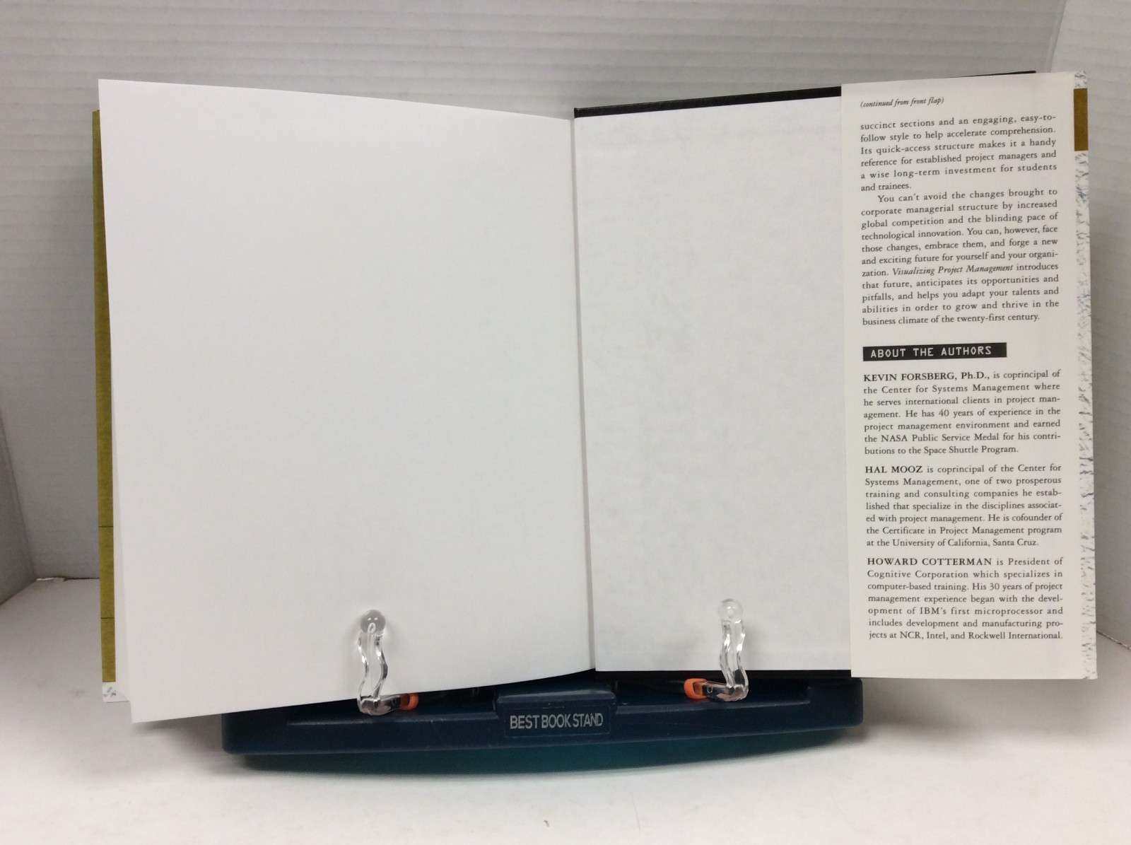 VISUALIZING PROJECT MANAGEMENT HC FIRST EDTION, SIGNED Forsberg and Mooz 1996