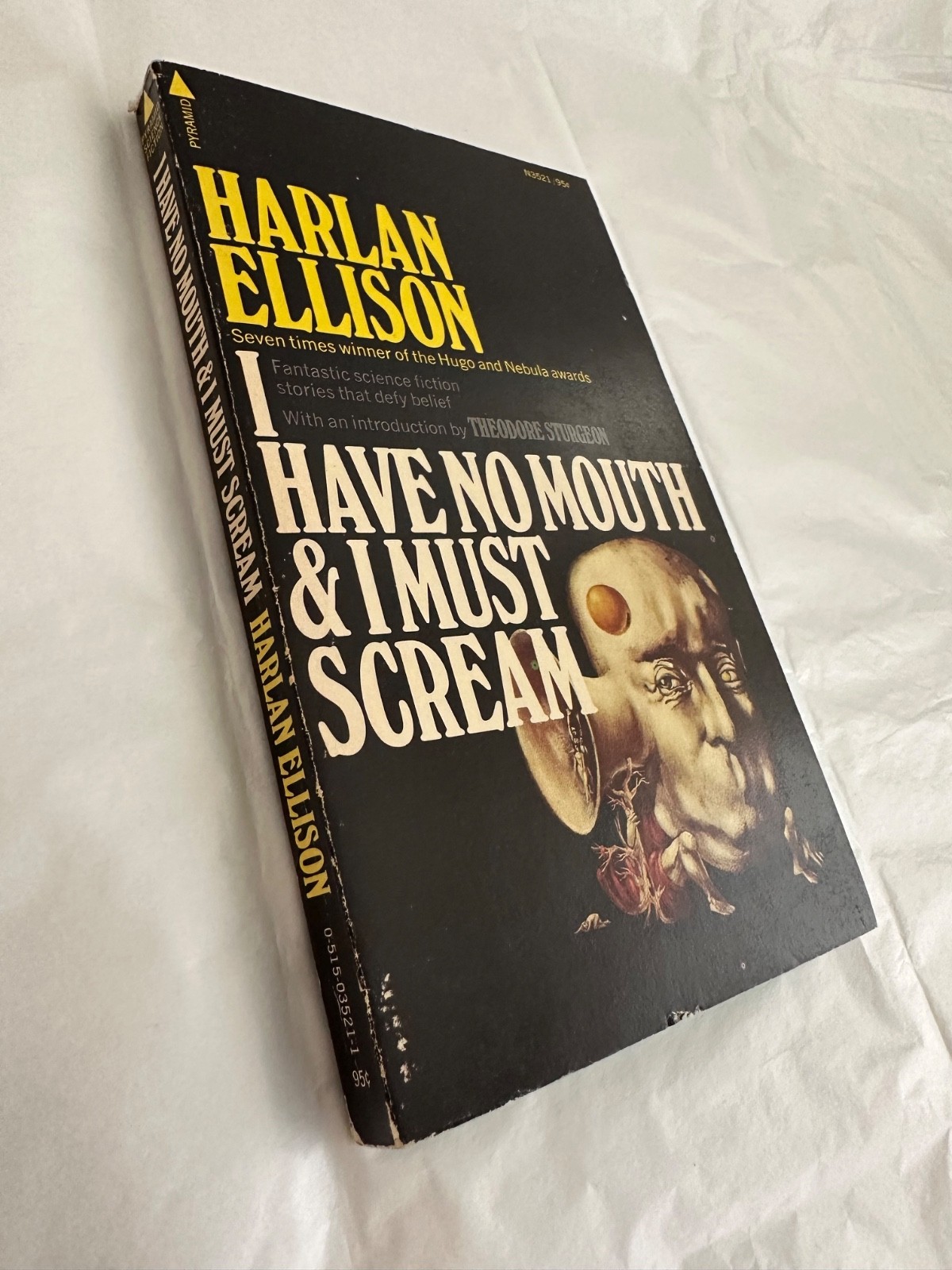 I Have No Mouth & I Must Scream Harlan Ellison 1974 Pyramid Paperback, Beautiful