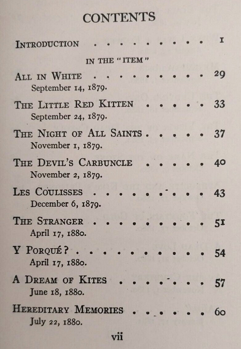 1914 1st,Lafcadio Hearn FANTASTICS/OTHER FANCIES Poetry,Literature,Poems,Fantasy