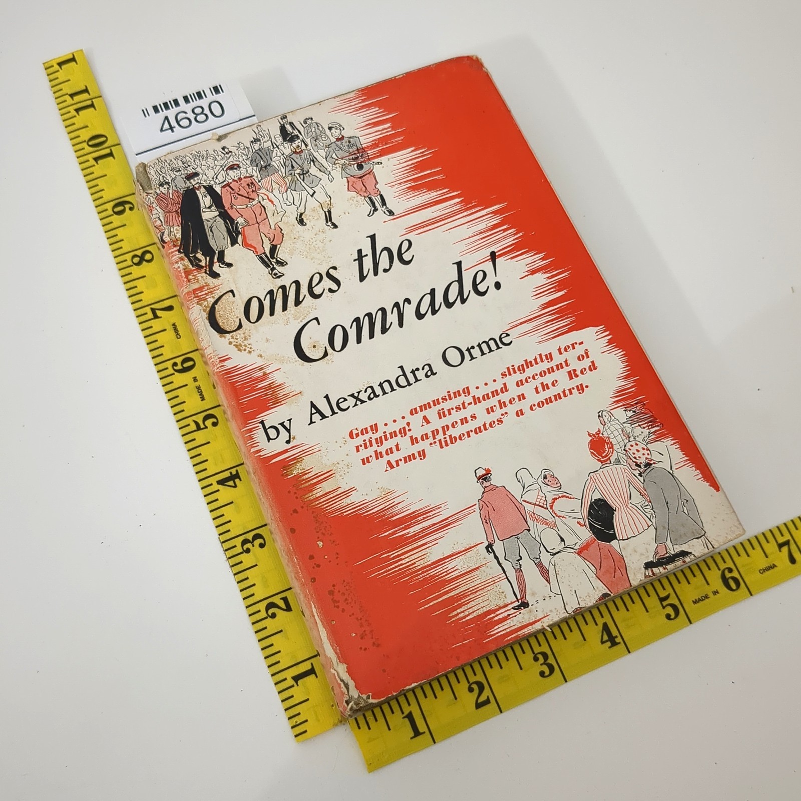 Comes the Comrade Polish Translation Vintage Hardcover Book Alexandra Orme 1950