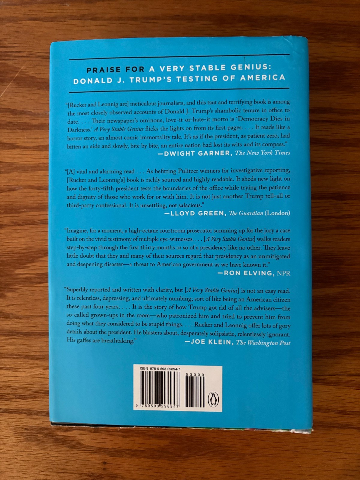 I Alone Can Fix It: Donald J. Trump’s Catastrophic Final Year Leonnig Rucker