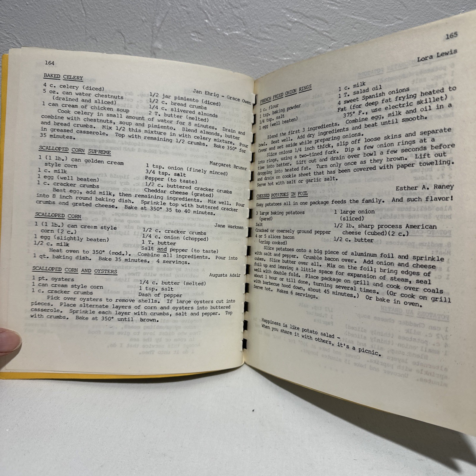 Cook Book 1971 First United Methodist Church. Reinbeck, Iowa COOKBOOK. Vintage.