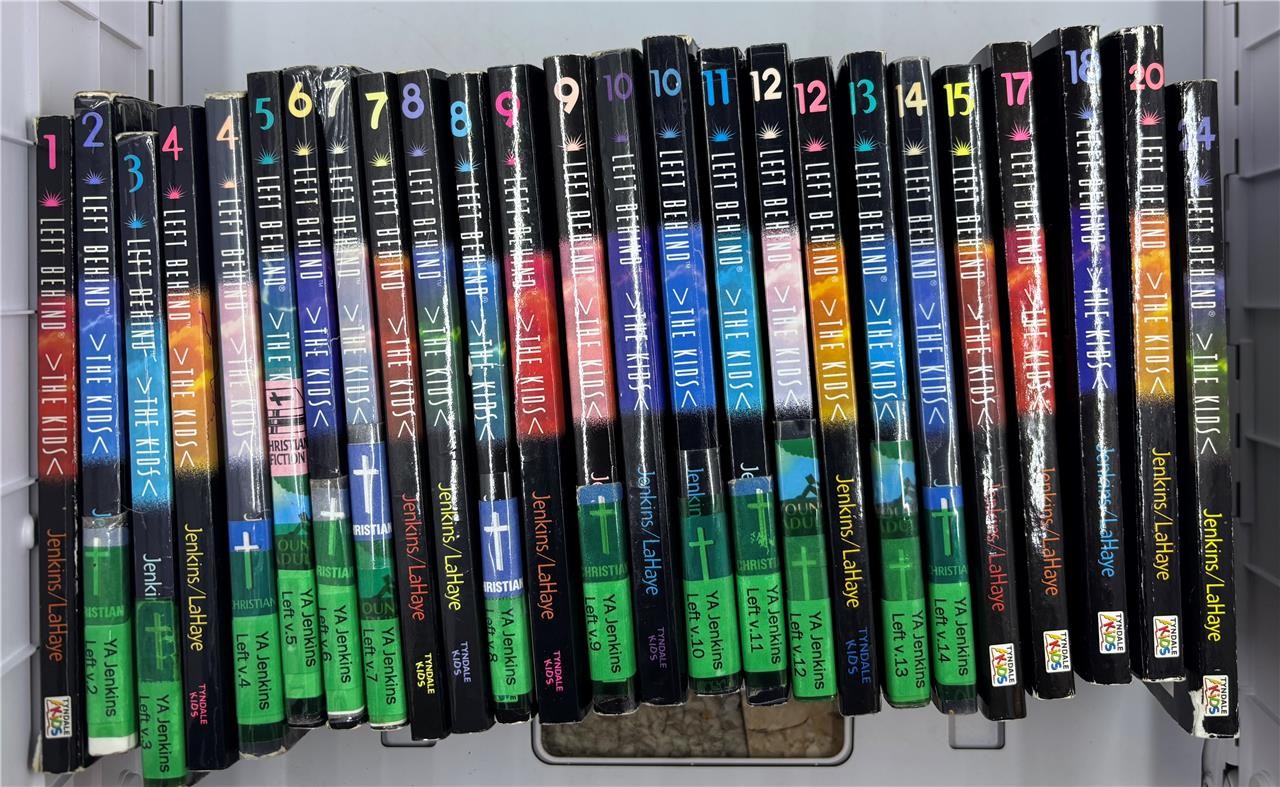 Left Behind The Kids Series Paperback Book 25 Lot mixed Jerry Jenkins Tim Lahaye