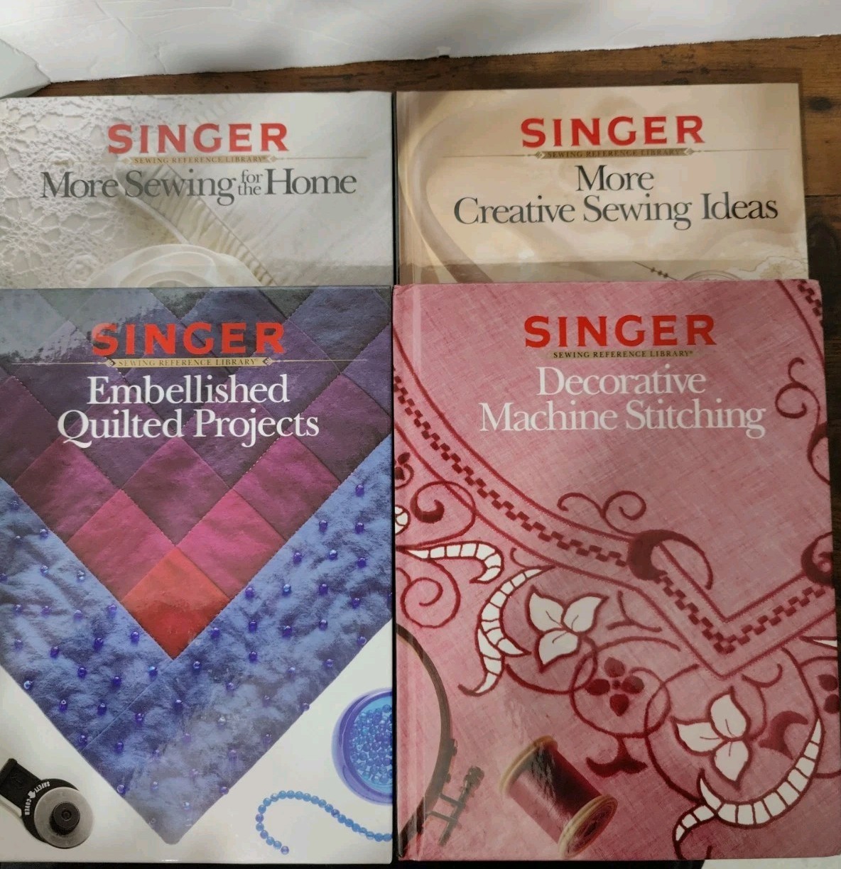 Huge Lot 25 Singer Sewing Reference Library Hardcover