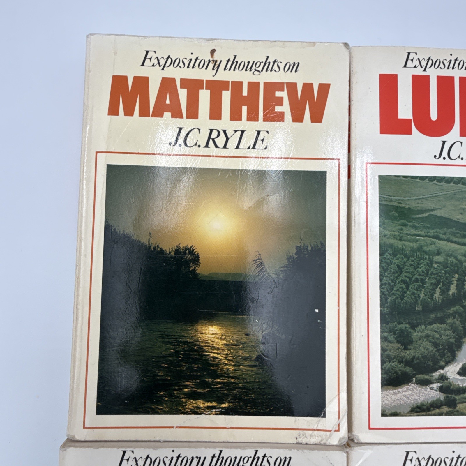 Expository Thoughts On The Gospels J C Ryle – 5 Book Lot – Banner PB Bible Study
