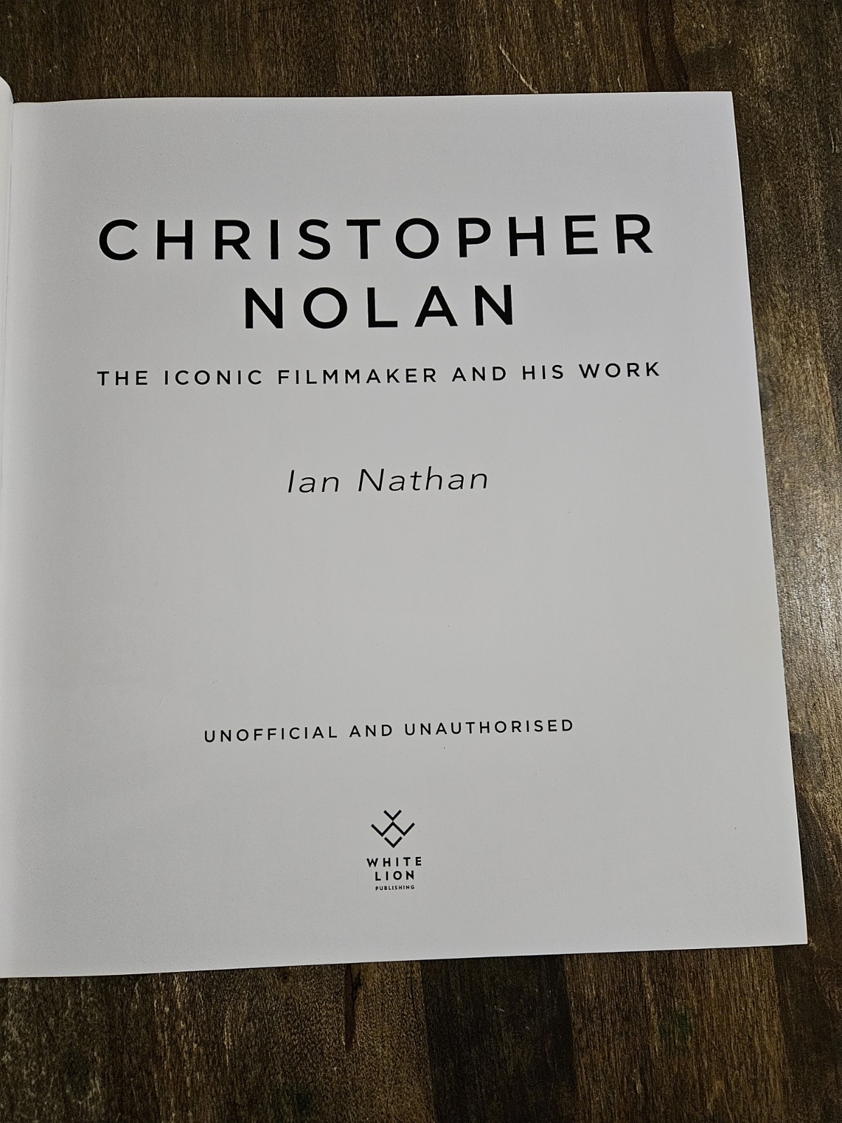 Christopher Nolan: The Iconic Filmmaker and His Work HC with Sleeve Ian Nathan