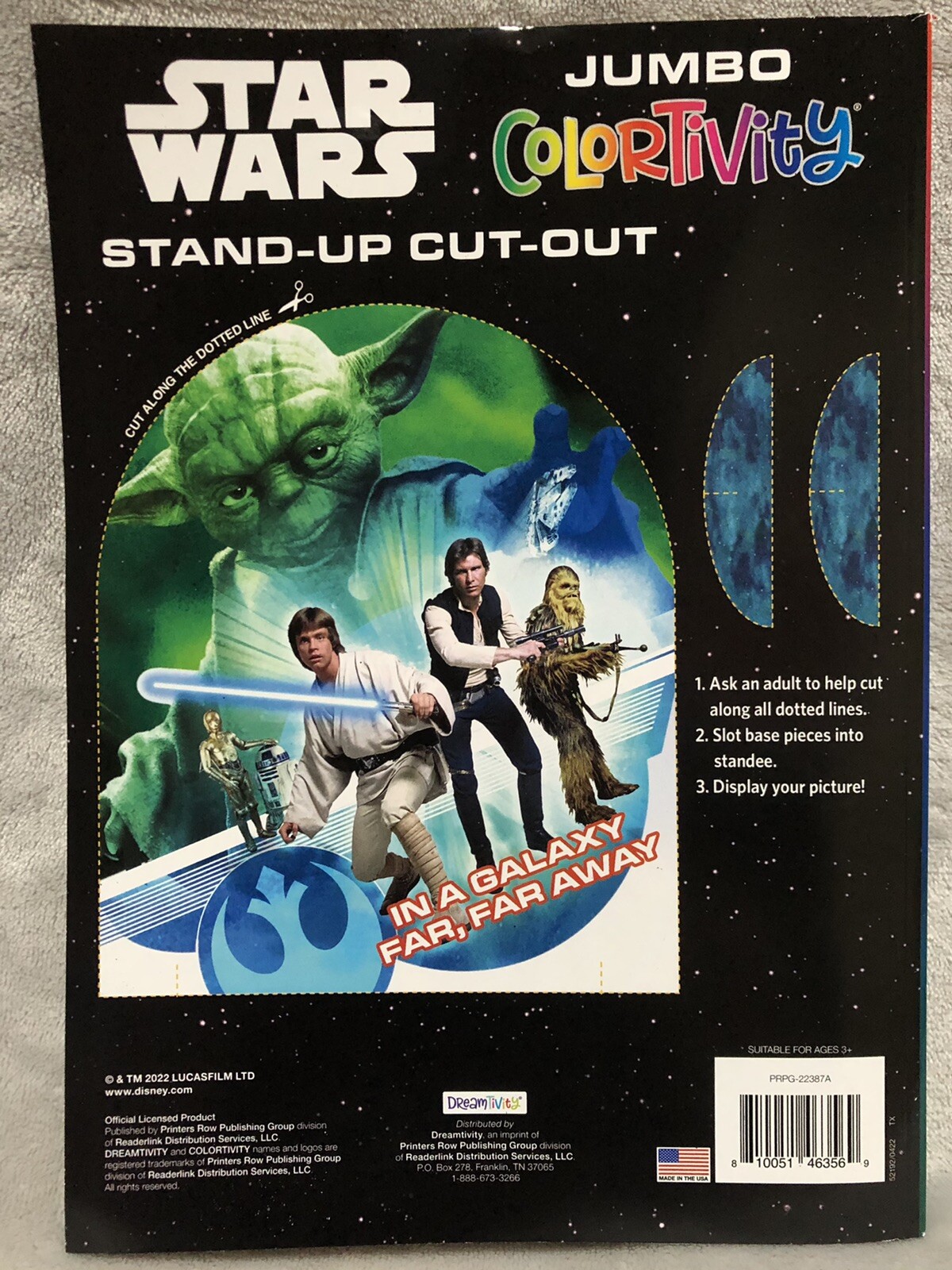 NEW Star Wars Jumbo Colortivity Coloring and Activity Book 192 Pages