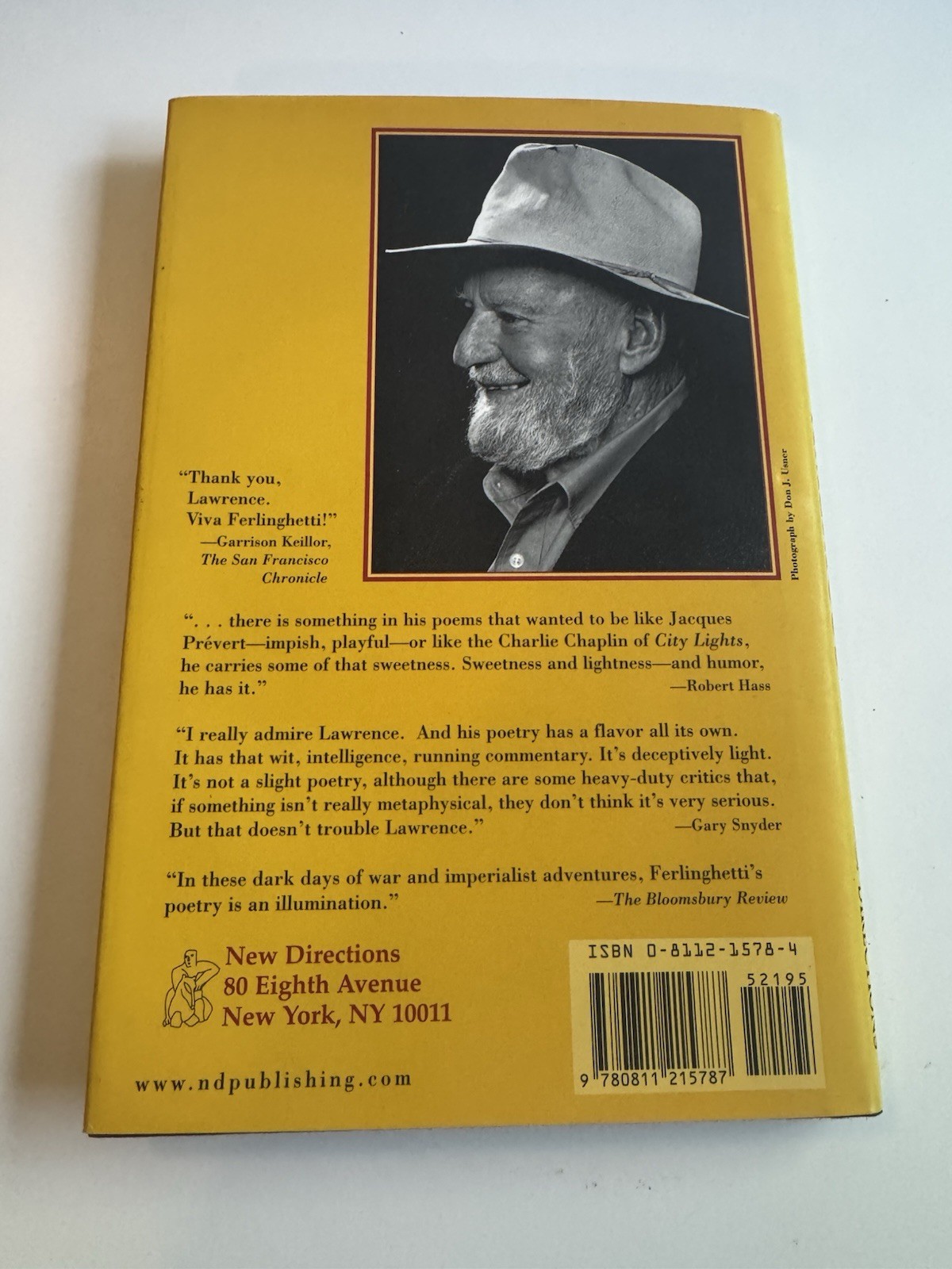 Americus Book I – Lawrence Ferlinghetti – HCDJ VG – Poetry