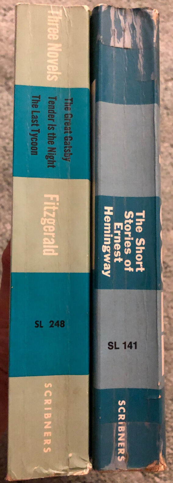 Classic Literature, Scribner Omnibus’, Hemingway (short stories) & Fitzgerald