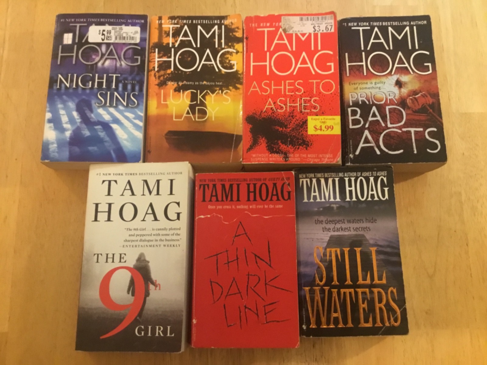 Tami Hoag Lot Of 7 Paperbacks Mystery, Crime, Thriller, Suspense th2