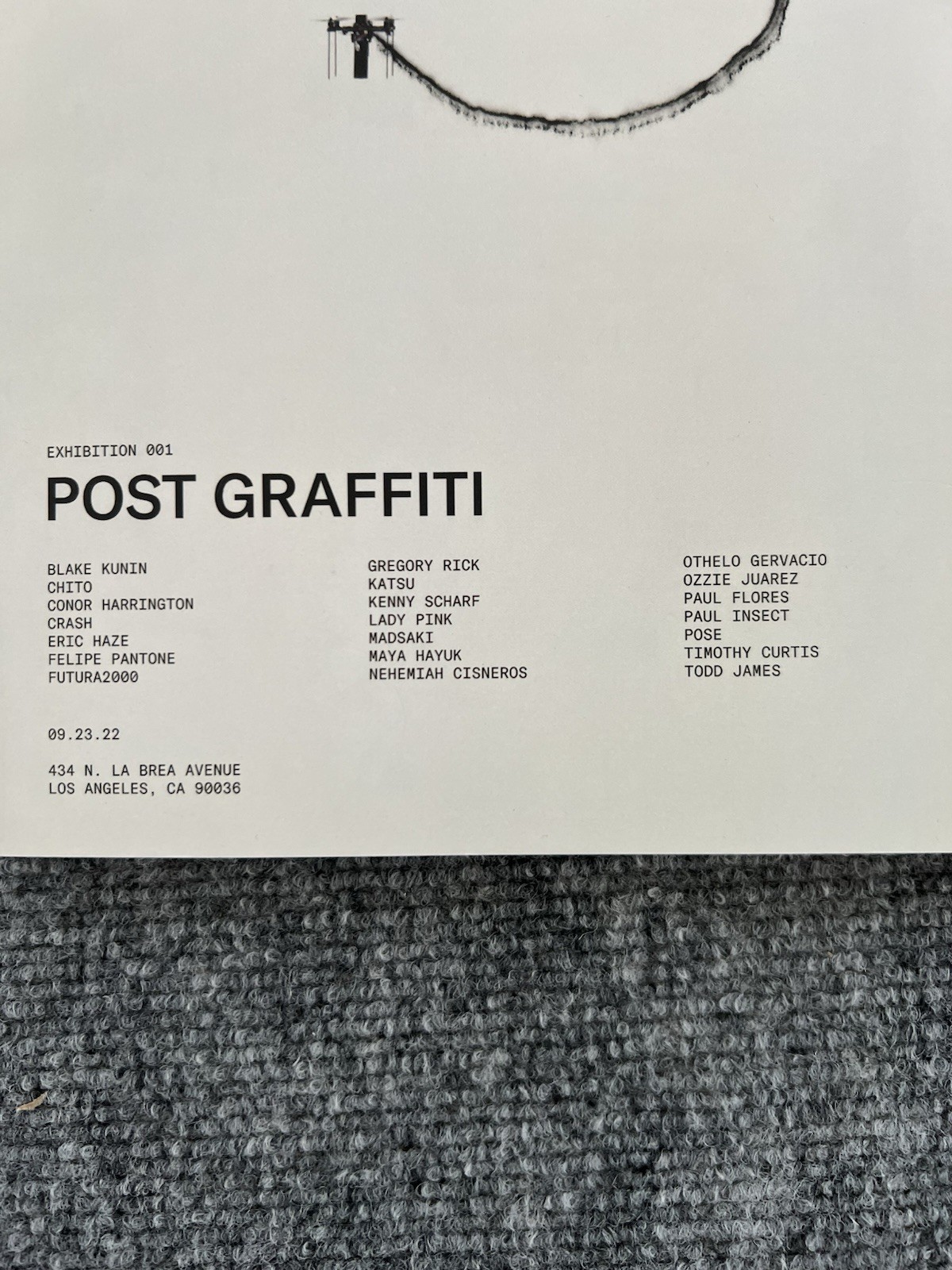 BEYOND THE STREETS CONTROL GALLERY POST GRAFFITI AUGOR KATSU Haring Art FUTURA